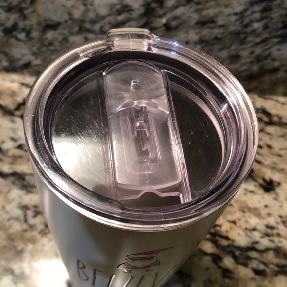 Rae Dunn BELIEVE SANTA Stainless Steel Insulated Travel TUMBLER 17oz cup - Picture 2 of 3